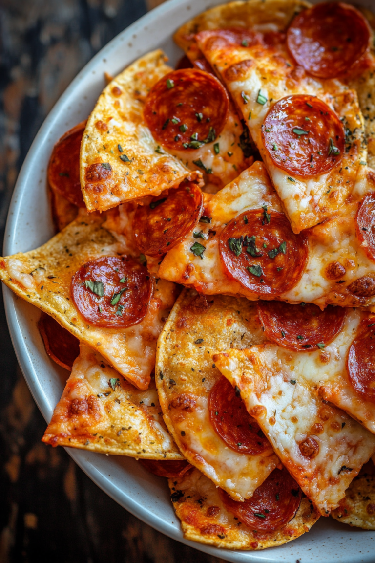 2 ingredient Pizza chips