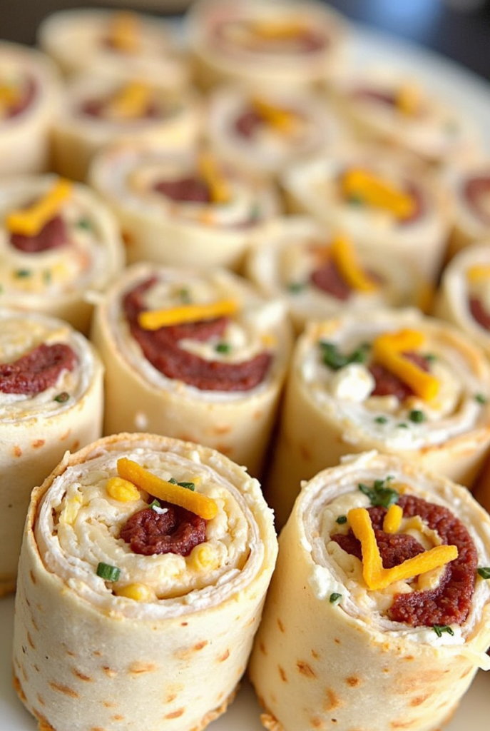 Bacon Cheddar Ranch Pinwheels