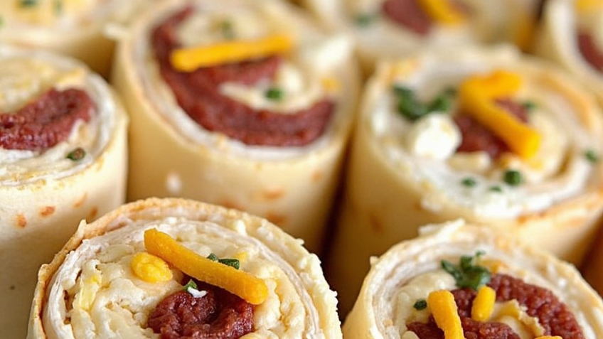 Bacon Cheddar Ranch Pinwheels