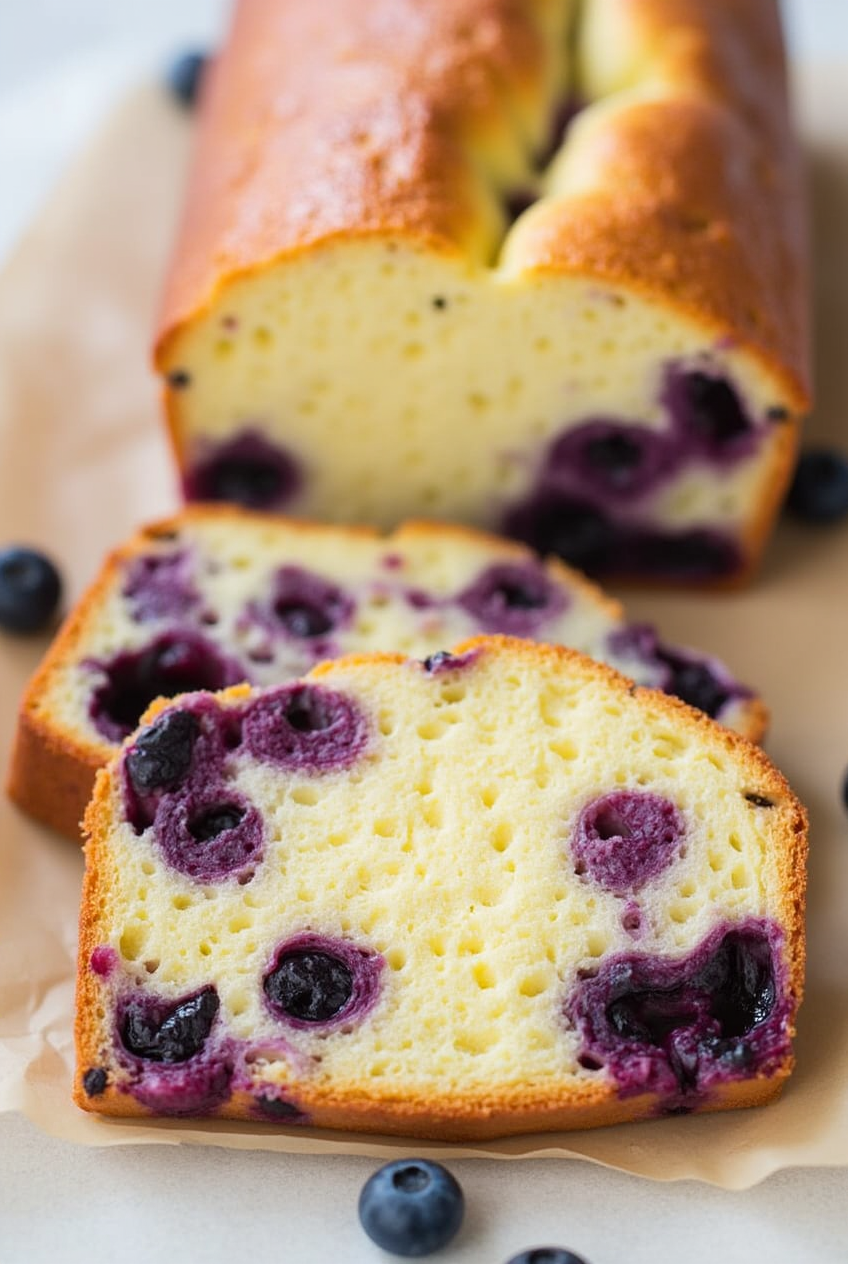 Blueberry Cream Cheese Bread