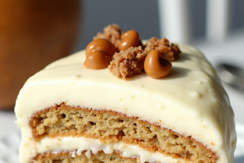 Butterscotch Crunch Cake