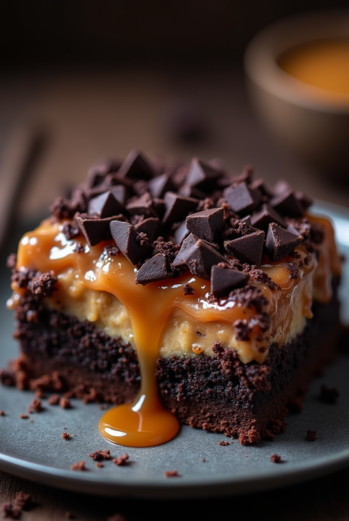 Chocolate Caramel Dump Cake