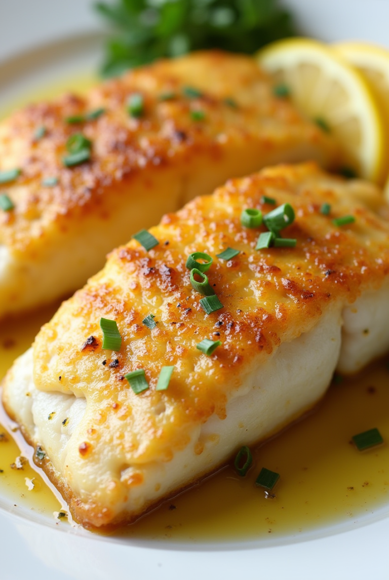 Lemon Butter Baked Cod Recipe