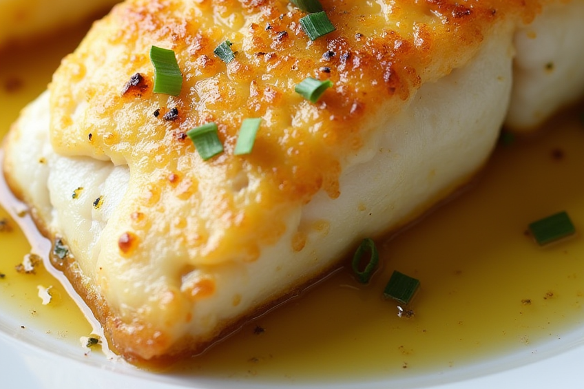 Lemon Butter Baked Cod Recipe