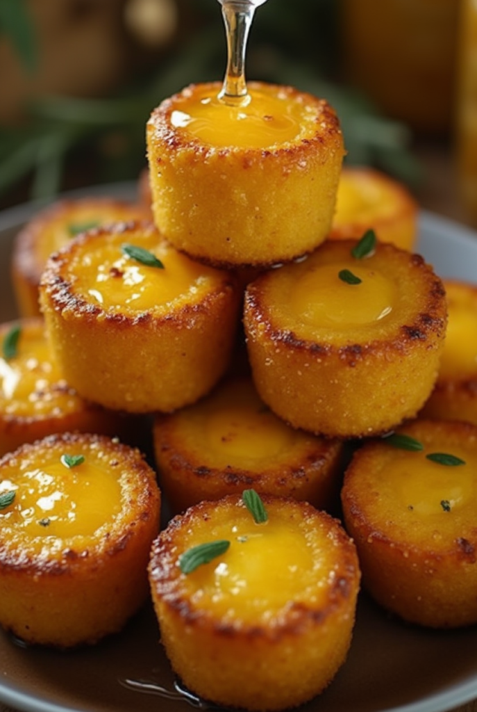 Southern-Style Honey Butter Cornbread Poppers