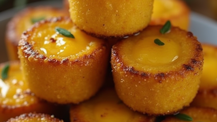 Southern-Style Honey Butter Cornbread Poppers