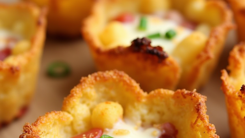 Tater Tot Appetizer Cups Recipe