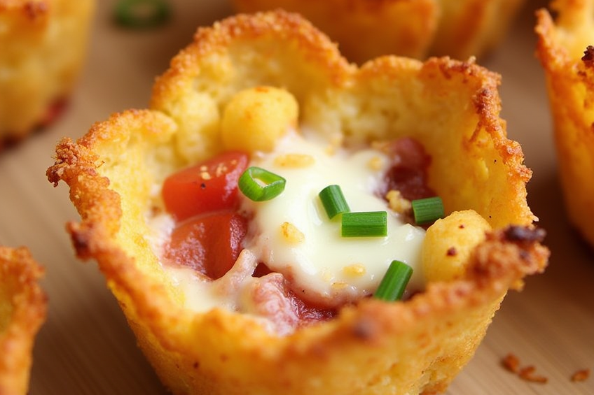 Tater Tot Appetizer Cups Recipe