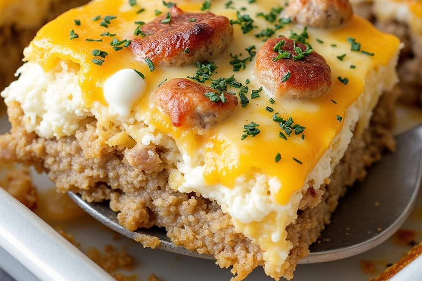 Savory Breakfast Sausage Casserole