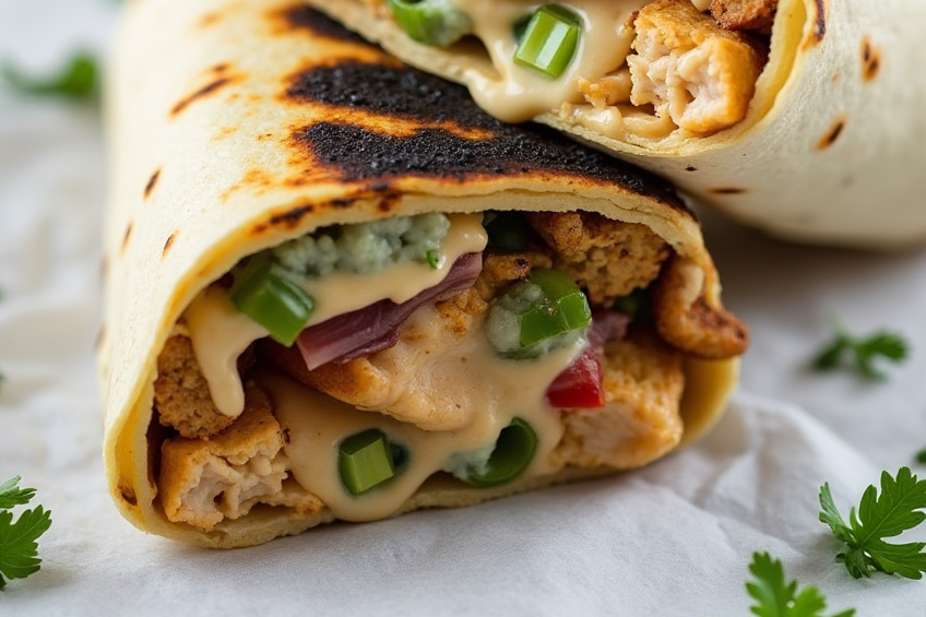 Chipotle Ranch Grilled Chicken Burrito