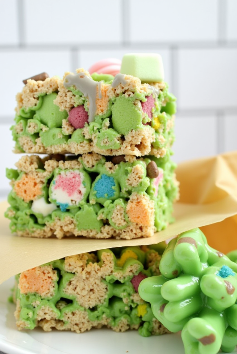 Lucky St. Patrick’s Day Rice Krispies Treats