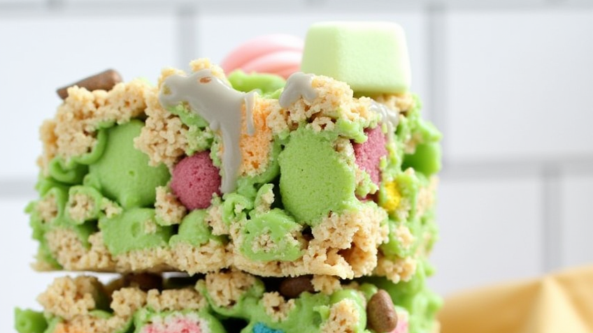 Lucky St. Patrick’s Day Rice Krispies Treats