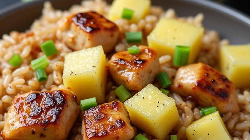 Pineapple Chicken and Rice