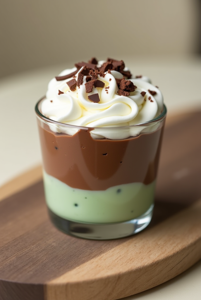 Shamrock Shake Pudding Cups