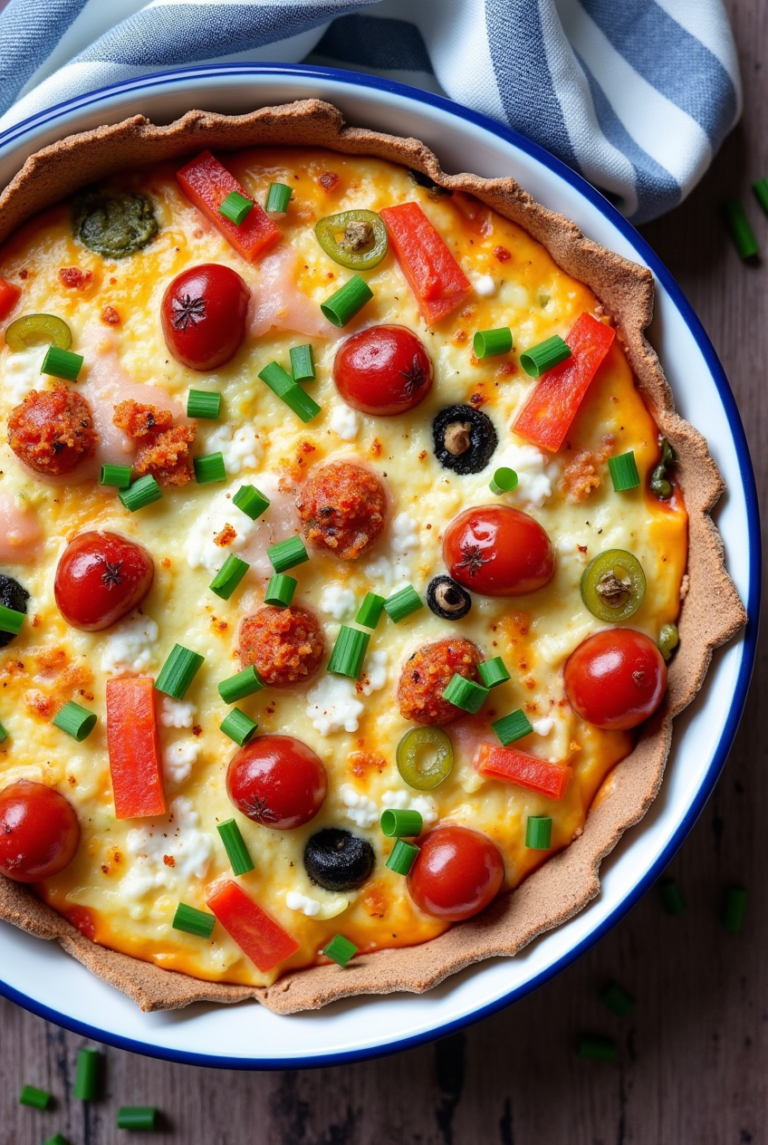 Baked Egg Tortilla (Tortilla Quiche)